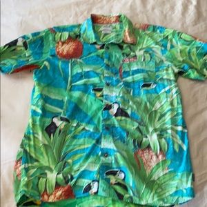 Hurley Hawaiian Button Down sz L